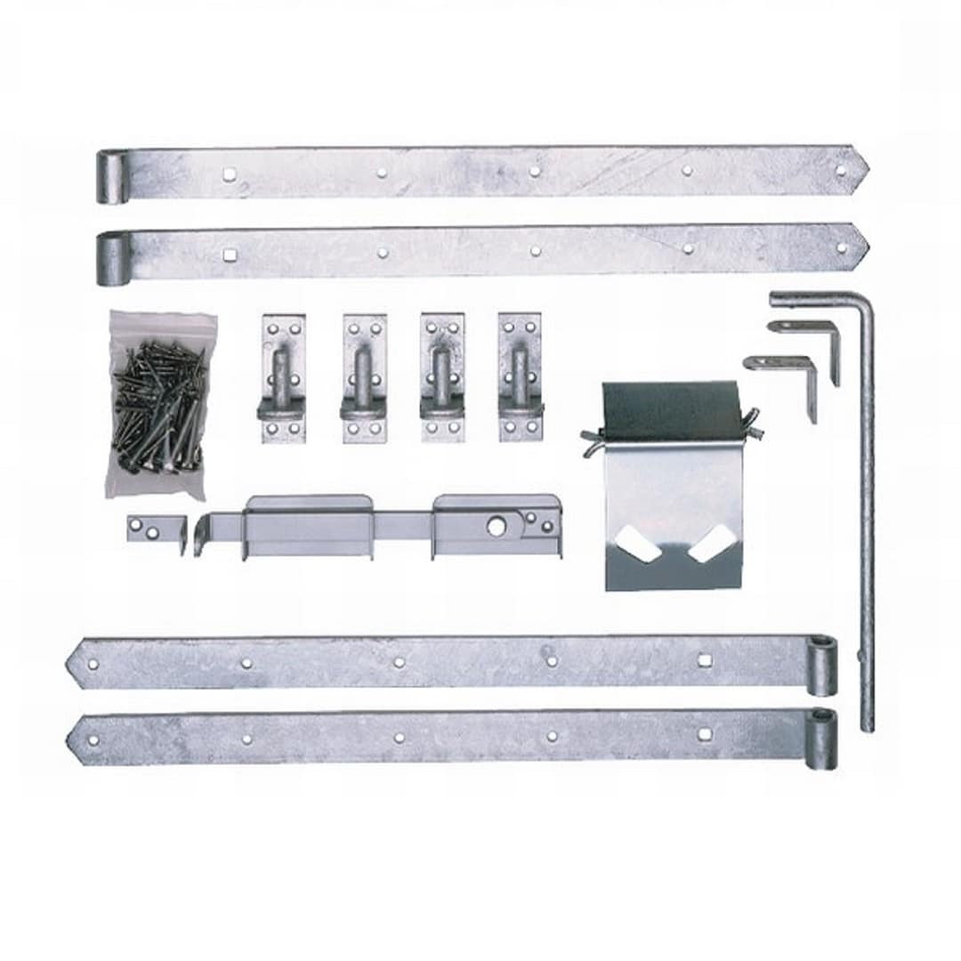 Beschlagsortiment für Jägerzaun Doppeltore