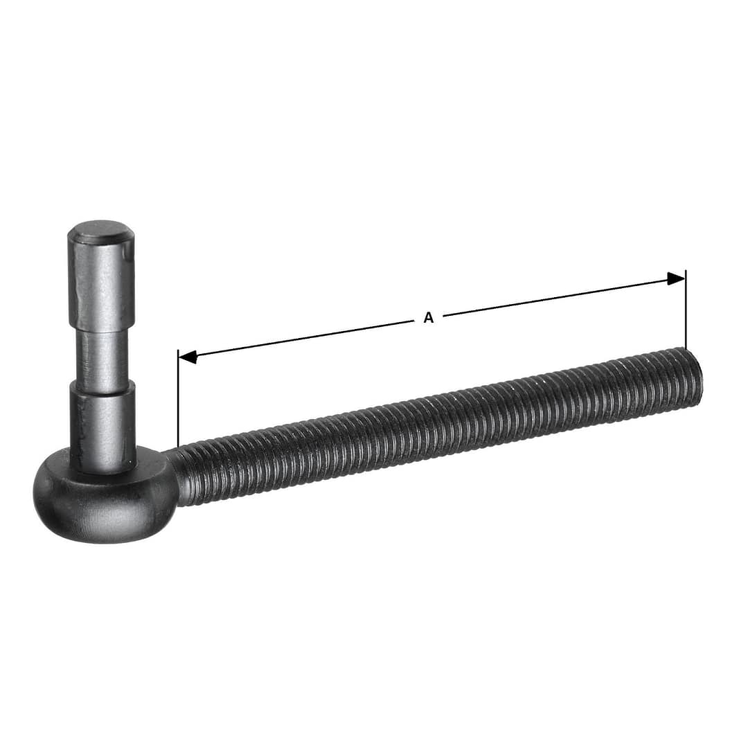 Haken K 13/60 zum Durchschrauben, schwarz – Image 2