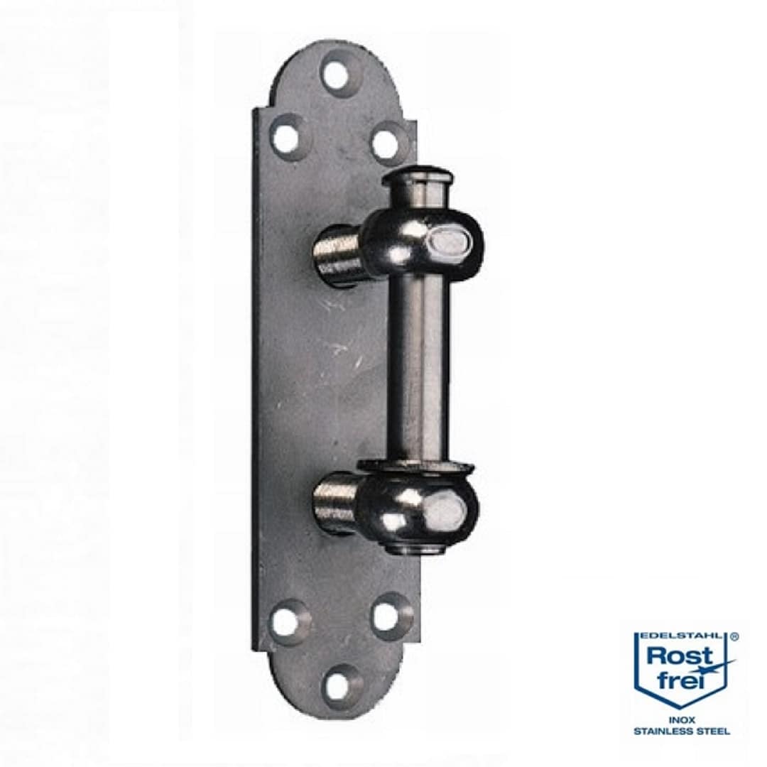 Plattenhaken Dorn Ø 16 mm, Edelstahl (V4A)