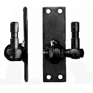Haken D5 13, 2-fach verstellbar, schwarz