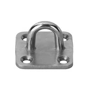 Schließöse auf Platte klein, verzinkt