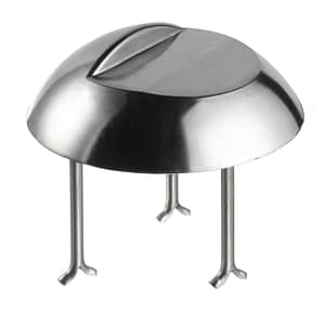 Auflaufstütze rund aus Aluminiumguss