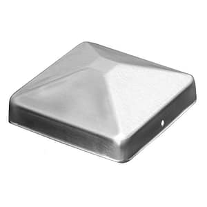 Pfostenkappen flach (Pyramide), feuerverzinkt