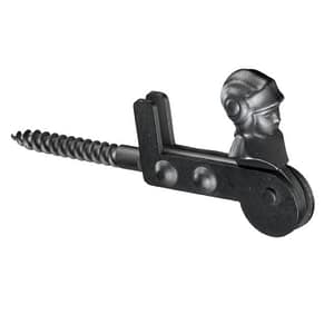 Feststeller mit Anschlag mit Holzschraubengewinde