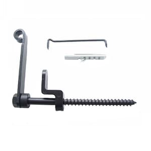 Vorreiber zum Einschrauben 155 mm, hell verzinkt