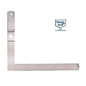 Winkelband HR für verstellbare Rolle 250 x 300 mm, V2A