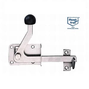 Gartentorfalle verstellbar, Edelstahl