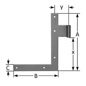 Fenster-Winkelband Württembergische Form Rolle Ø 6 mm
