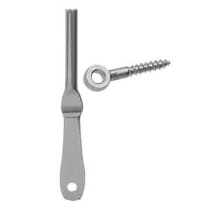 Stützhaken mit Holzgewinde, Dorn Ø 6 x 40 mm