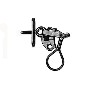 Ankettel mit Plattenöse, symmetrisch, hell verzinkt