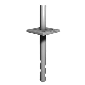 Pfostenträger mit Zapfen mit Dolle