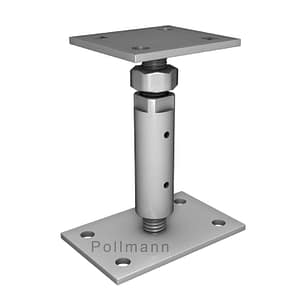 Pfostenträger CARLOS mit Auflageplatte