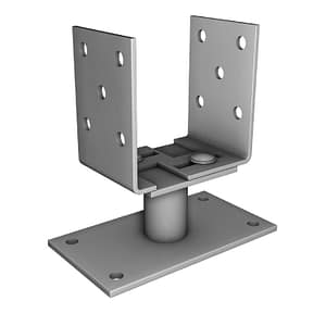 Pfostenträger U-Form verstellbar